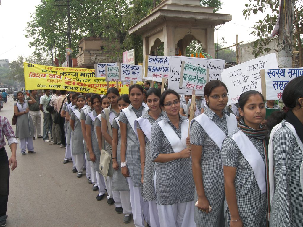 Rally Organised on World T.B Day.