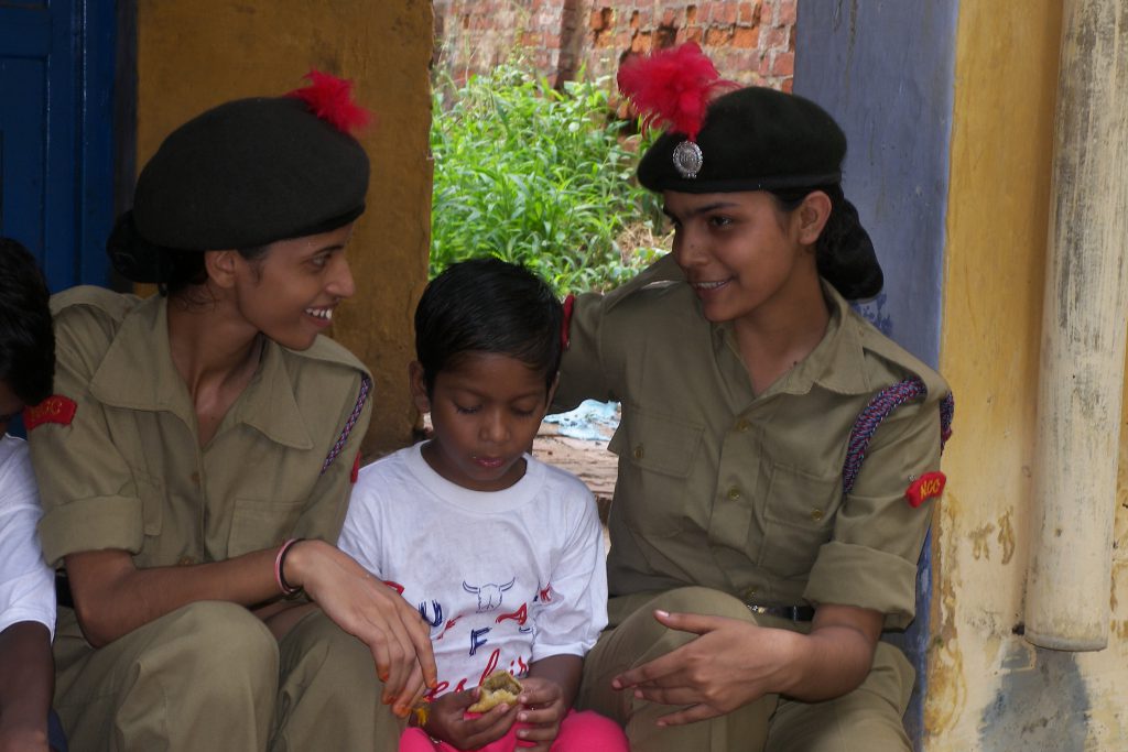 Rakshabandhan celebrated with NCC Cadet and foster children of organisation.