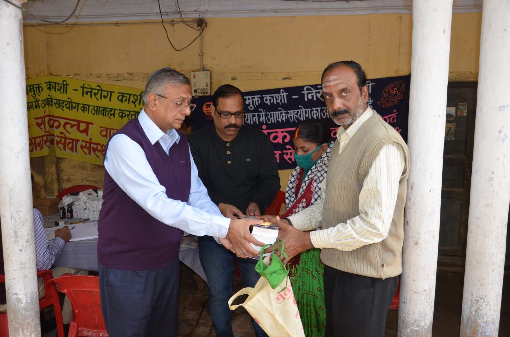 Medicine distribution By  our Patron Mr. A.K JAIN