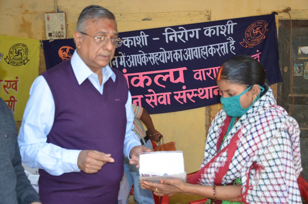 Medicine distribution By  our Patron Mr. A.K JAIN