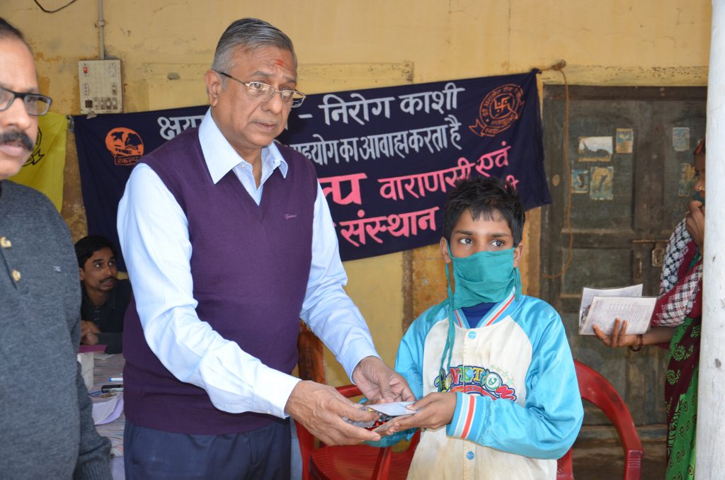 Medicine distribution By  our Patron Mr. A.K JAIN