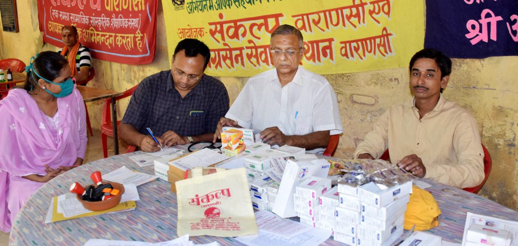 Medicine distribution By  our Patron Mr. A.K JAIN