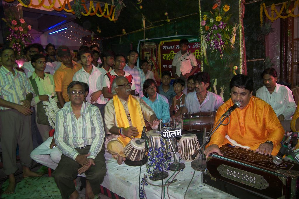 Bhajan Sandhya organised by Sankalp with Mr.  Ashok Pandey (Famous Tabla Player ) at Batuk Bhairav Shringar (Jal Vihar).